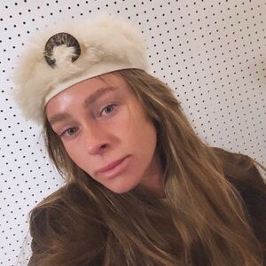 Vintage fur hat made in USA